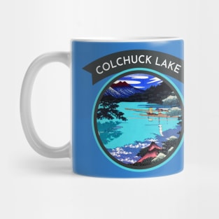 Connect with the Beauty of Colchuck Lake in Retro Japanese Style Mug